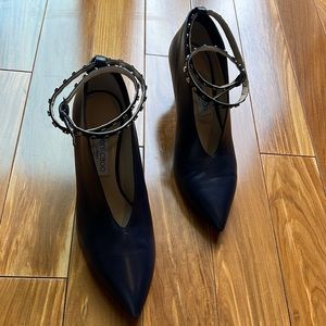 Jimmy Choo navy blue brand new booties